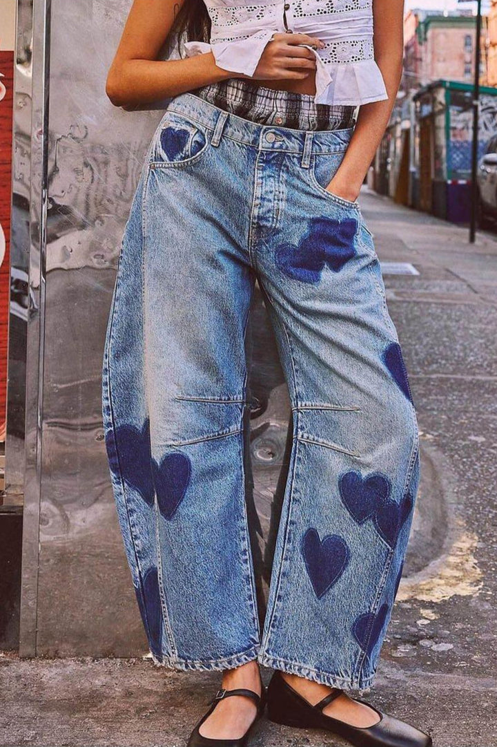 Avery Casual Mid-Rise Jeans