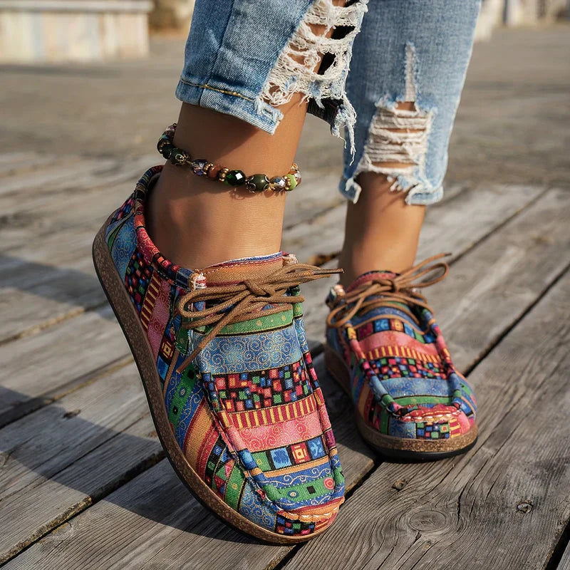Beeckhoven™ | Colorful Retro Women’s Shoes