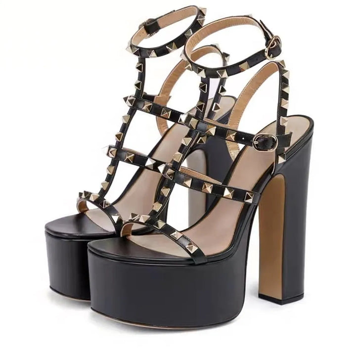 Blackboard Baddie Sandals