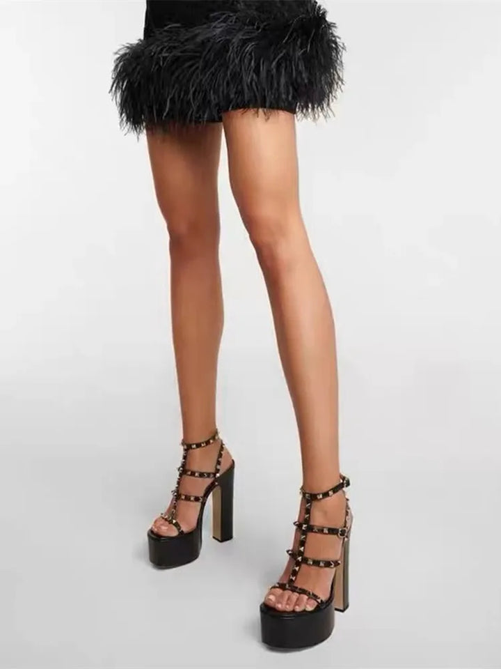 Blackboard Baddie Sandals