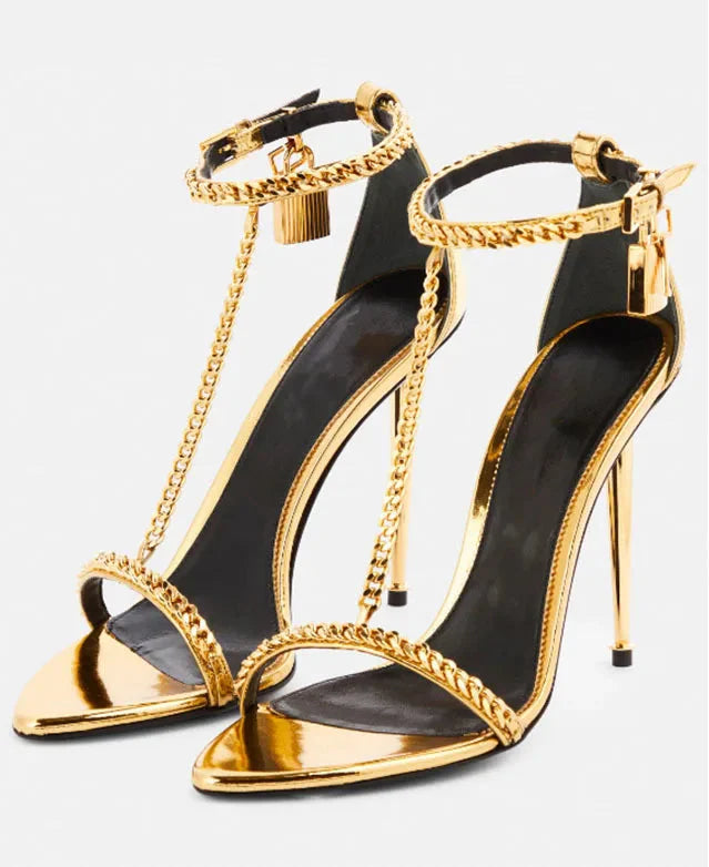 Broken Crown Heel Sandals