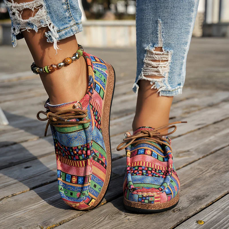 Beeckhoven™ | Colorful Retro Women’s Shoes